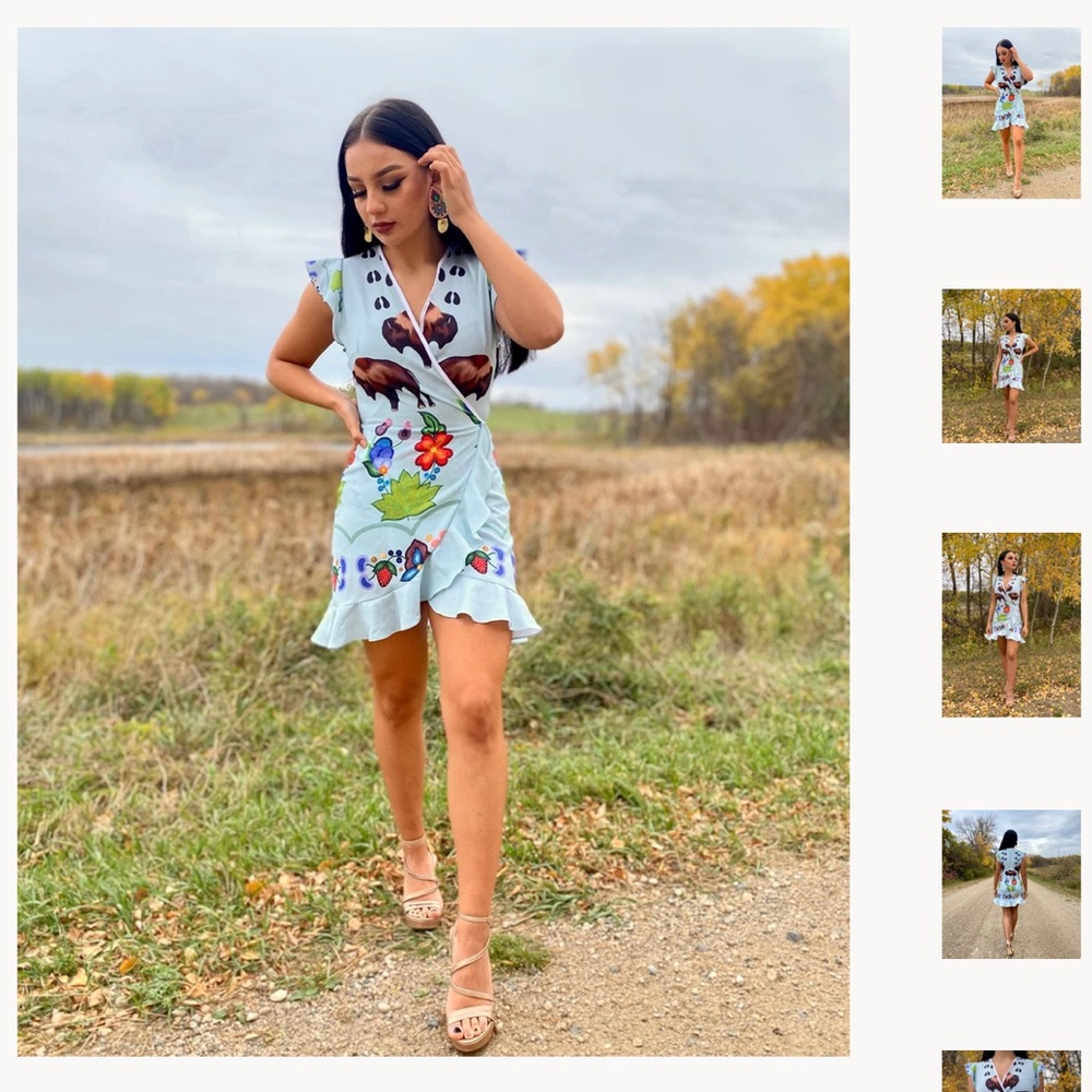 Osmuskwasis Indigenous Desiner Dress